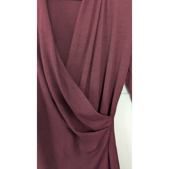 Ann Taylor Shawl Collar Wrap Top - Picture 5 of 6